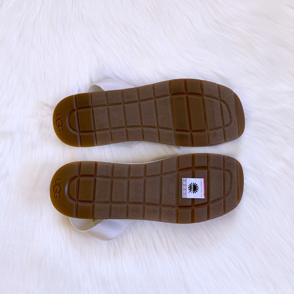 UGG Lennox Platform Sandal In White - Picture 7 of 7